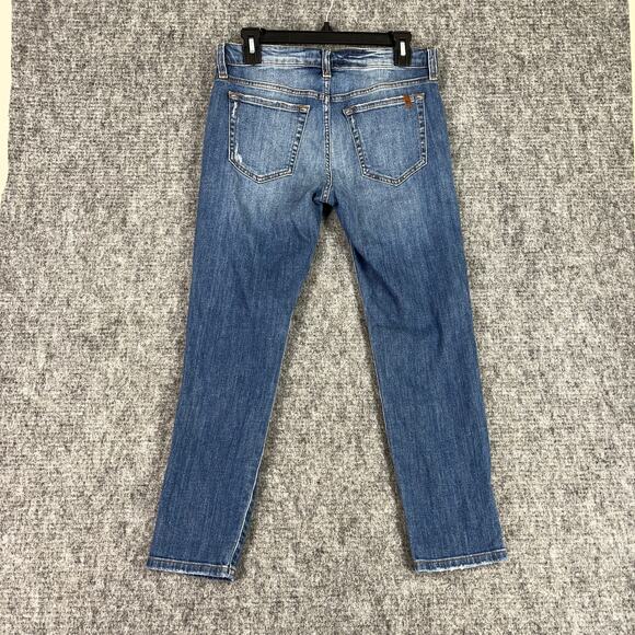 Joe's Jeans Blue Distressed Ankle Jeans - Picture 2 of 7